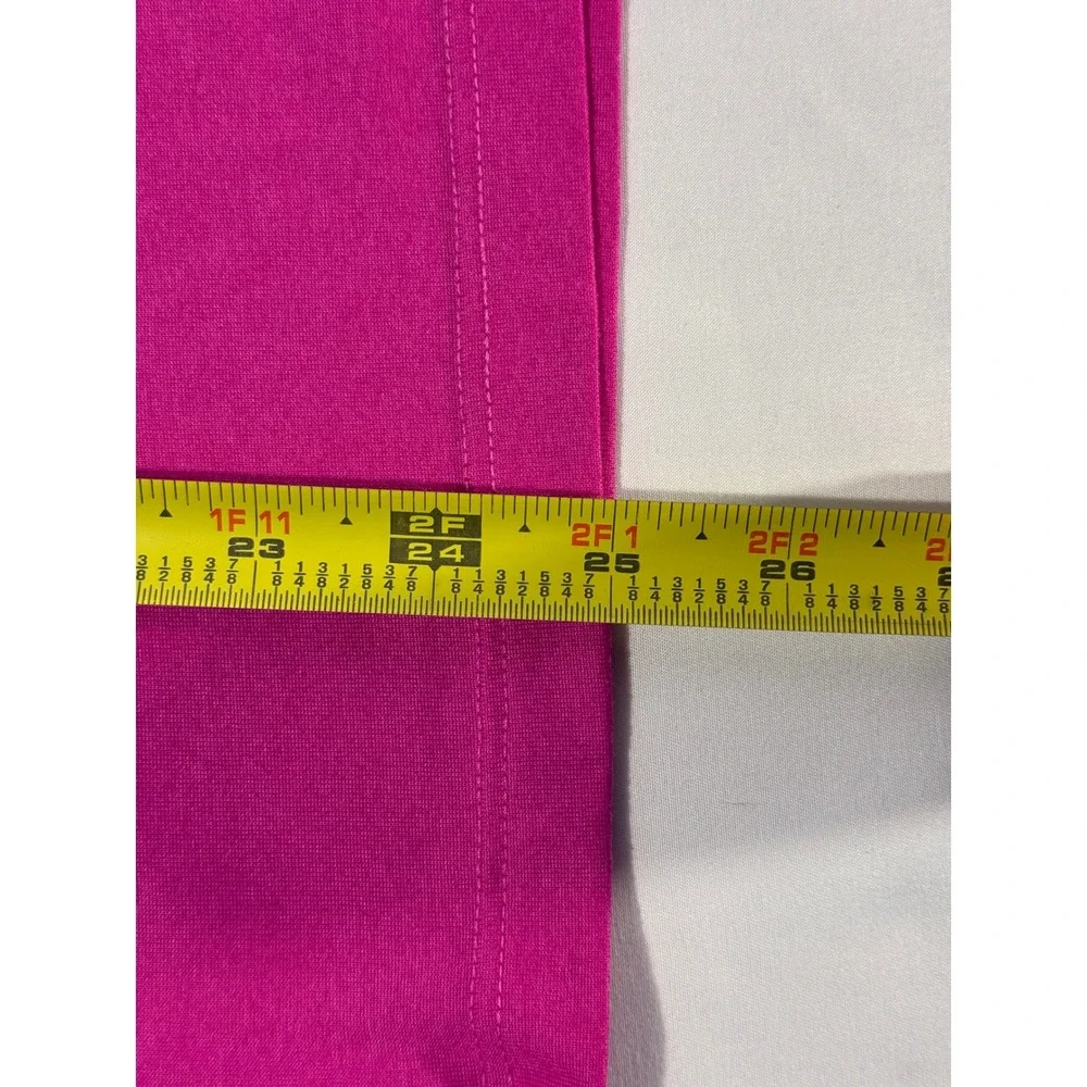 Nike Dri-FIT Womens Large Pink Short Sleeve Graphic Swoosh T-Shirt Magenta